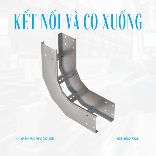 Kết nối và co xuống thang cáp 